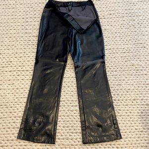 INC size 2 “leatherette” pants